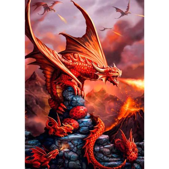 Puzzle Trefl Feuerdrache 1000 Teile