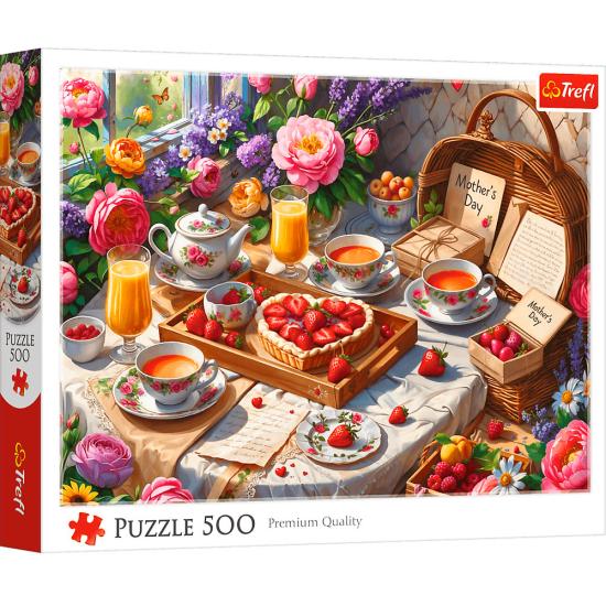 Puzzle Trefl Süßigkeiten Zum Muttertag 500 Teile