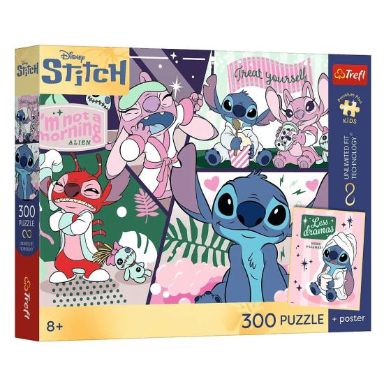 Puzzle Trefl Das Kosmische Duo Lilo Stitch XXL 300-teiliges