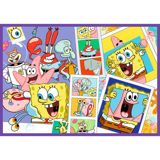 Puzzle Trefl Die Verrückte Welt Von Spongebob XXL 4x250 Teile
