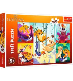Puzzle Trefl Mutiger Löwenkönig XXL 100 Teile