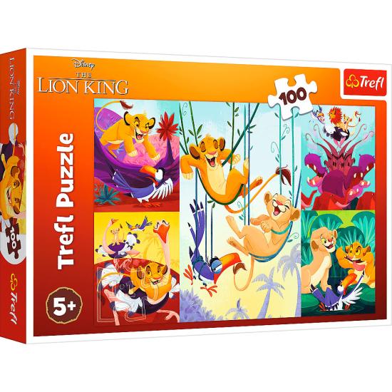 Puzzle Trefl Mutiger Löwenkönig XXL 100 Teile