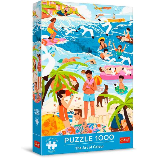 Puzzle Trefl In der Hitze der Weihnachtszeit 1000 Teile
