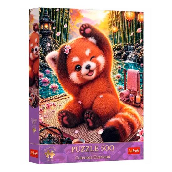 Puzzle Trefl Bezaubernder Roter Panda 500-teiliges