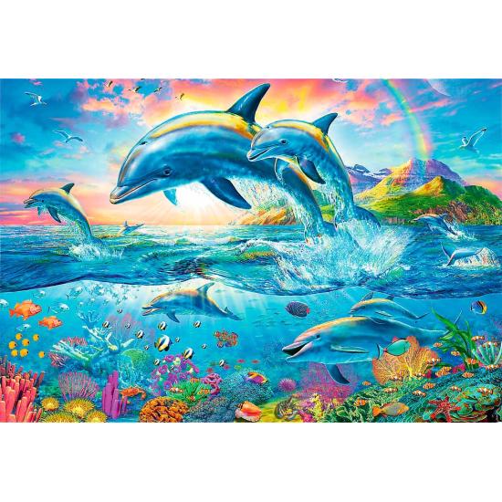 Trefl Delphin-Familienpuzzle 1500 Teile