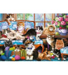 Trefl Katzenfamilienpuzzle 500 Teile