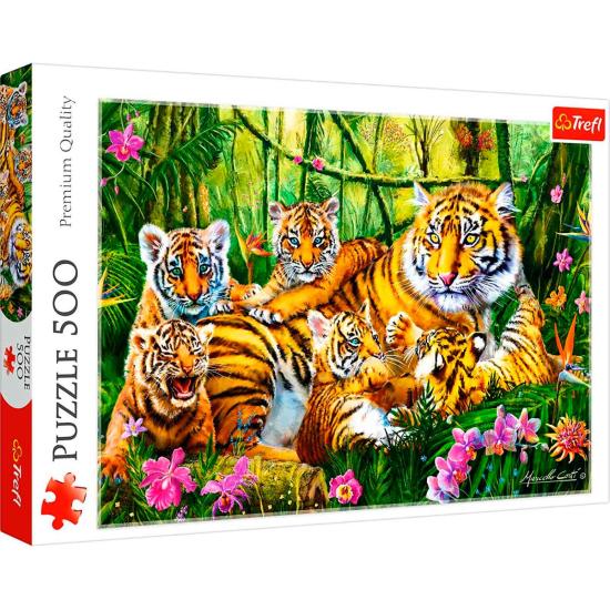 Trefl Tigerfamilie Puzzle 500 Teile