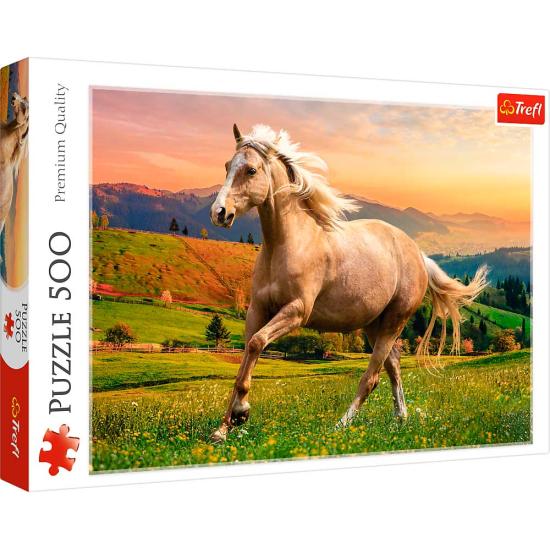 Trefl Galopp am Nachmittag unter der Sonne Puzzle 500 Teile