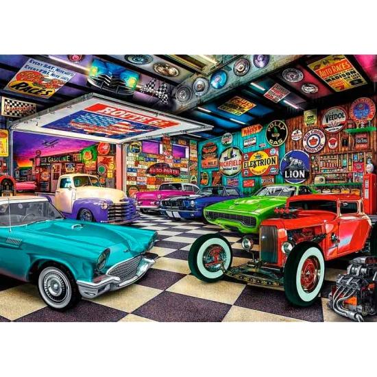Puzzle Trefl Auto-Sammler-Garage 1000 Teile