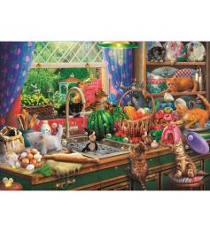 Puzzle Trefl Unruhestifter-Kätzchen 1000 Teile