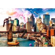 Trefl Katzen in New York Puzzle 1000 Teile