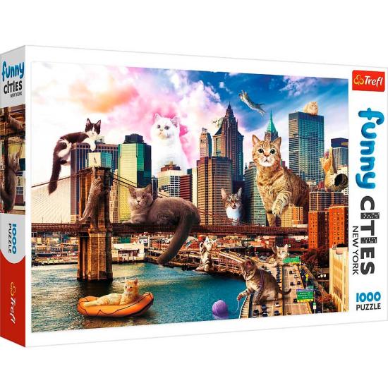 Trefl Katzen in New York Puzzle 1000 Teile