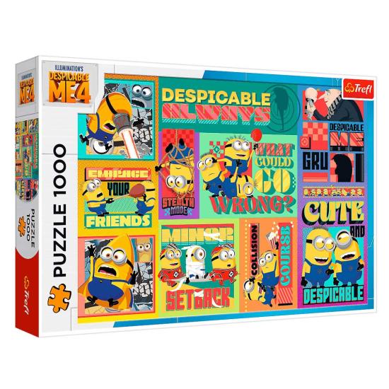 Puzzle Trefl Gru und Minions 4  1000 Teile