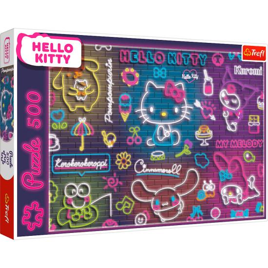 Puzzle Trefl Neon Hello Kitty 500 Teile