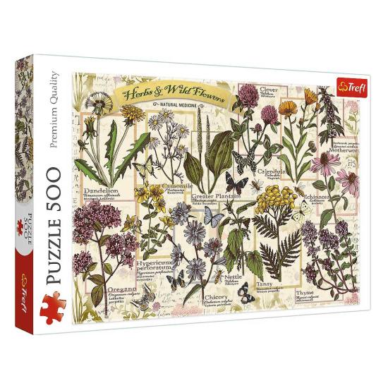 Puzzle Trefl Herbarium: Heilkräuter 500 Teile