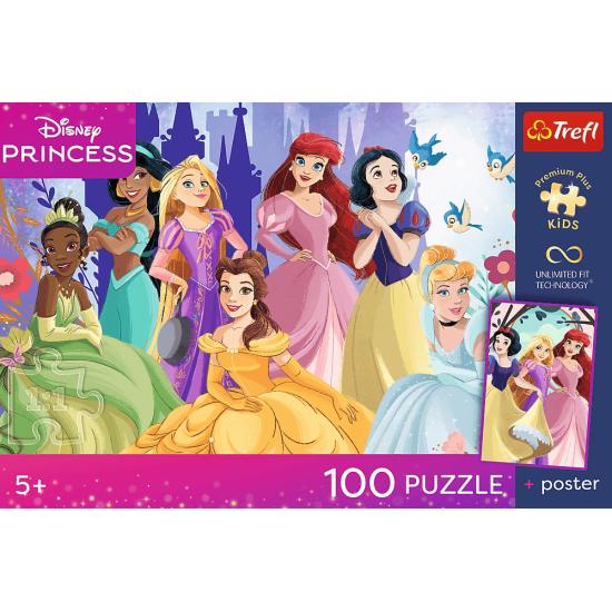 Puzzle Trefl Prinzessinnen-Entspannungszeit XXL 100 Teile