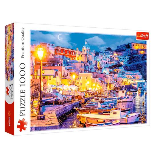 Puzzle Trefl Insel Procida Bei Nacht, Italien 1000 Teile
