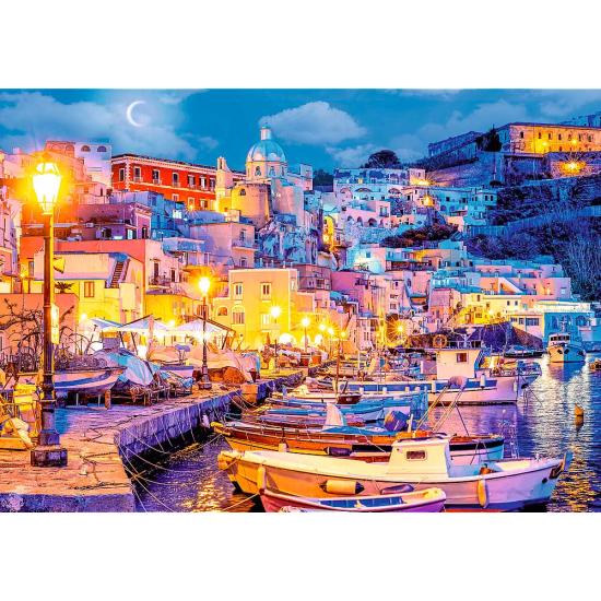 Puzzle Trefl Insel Procida Bei Nacht, Italien 1000 Teile