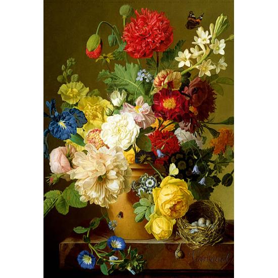 Trefl Puzzle-Vase mit verschiedenen Blumen, 1500 Teile