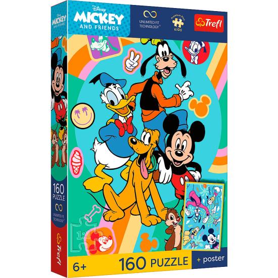 Puzzle Trefl Mausstunde Disney Mickey 160 Teile