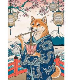 Puzzle Trefl Shibas Nudelmeditation 500 Teile