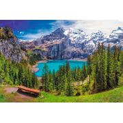 Trefl See Oeschinen, Schweizer Alpen 1500 Teile Puzzle