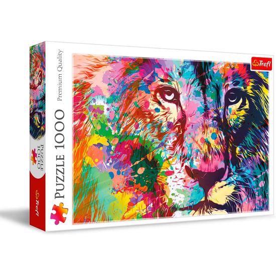 Trefl Buntes Löwenpuzzle mit 1000 Teilen Trefl Buntes Löwenpuzzle mit 1000 Teilen