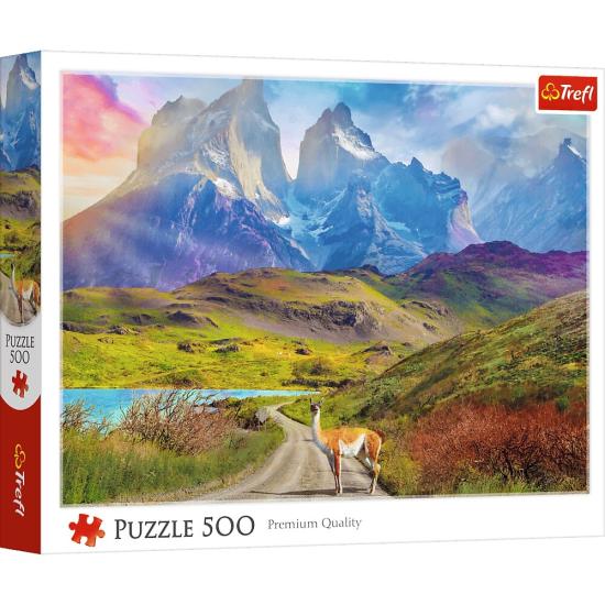 Puzzle Trefl Lama In Patagonien 500-teiliges
