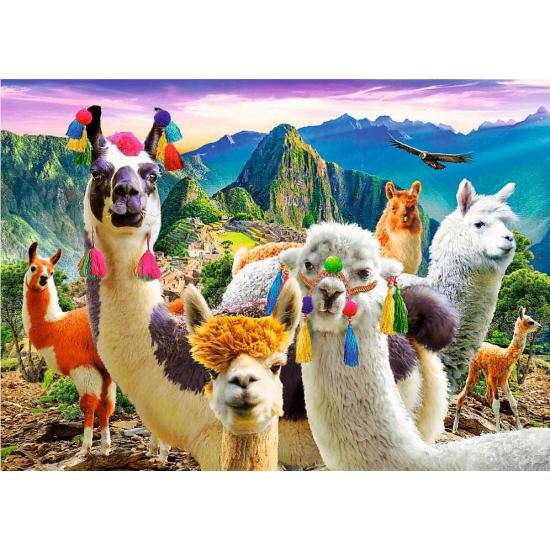 Trefl Lamas in Machu Picchu Puzzle mit 500 Teilen