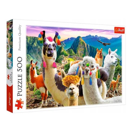 Trefl Lamas in Machu Picchu Puzzle mit 500 Teilen