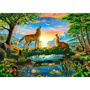 Trefl Puzzle Wölfe in der Natur 500 Teile