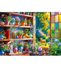 Puzzle Trefl Frühlingsmorgen in der Orangerie 500 Teile