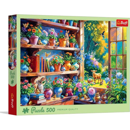 Puzzle Trefl Frühlingsmorgen in der Orangerie 500 Teile