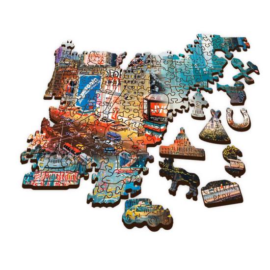 Trefl Holzpuzzle New York Collage 1000 Teile