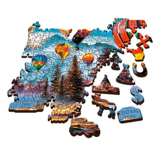 Trefl Holzpuzzle Bunte Luftballons 1000 Teile