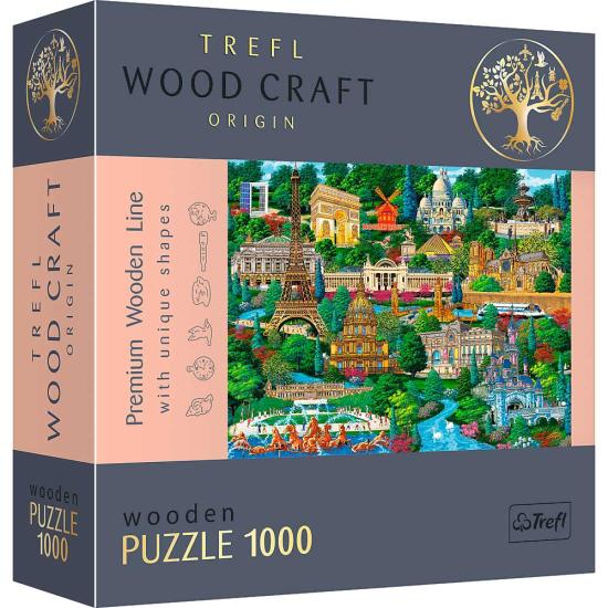 Trefl Holzpuzzle Berühmte Orte Frankreichs 1000 Teile