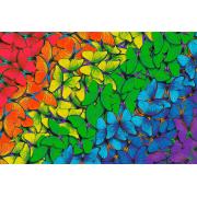 Trefl Regenbogen-Schmetterlingspuzzle aus Holz mit 500 Teilen