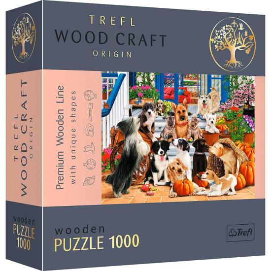 Trefl Holzpuzzle Hundefreunde 1000 Teile