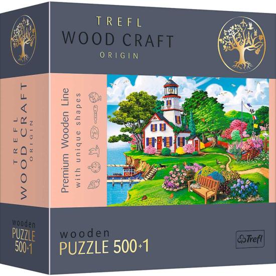 Trefl Sommerhaus-Puzzle aus Holz, 500 Teile