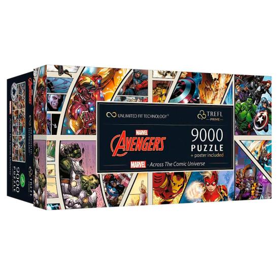 Puzzle Trefl Bestaunen Sie Das Comic-Universum 9000 Teilen