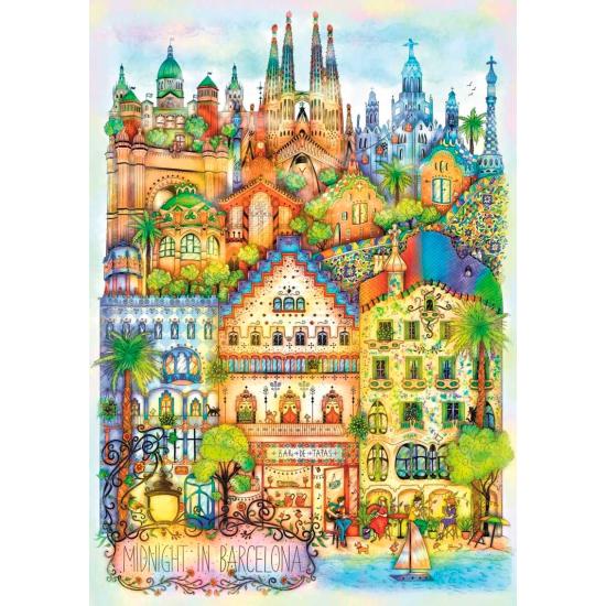 Puzzle Trefl Mitternacht In Barcelona 1000 Teile