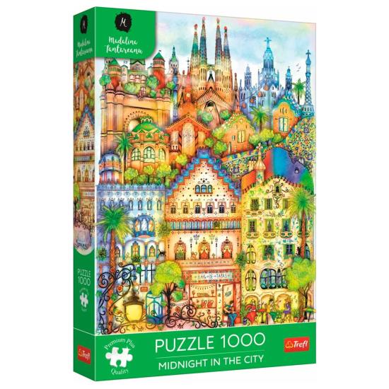 Puzzle Trefl Mitternacht In Barcelona 1000 Teile