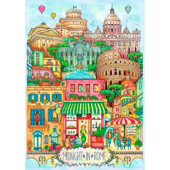 Puzzle Trefl Mitternacht In Rom 1000 Teile
