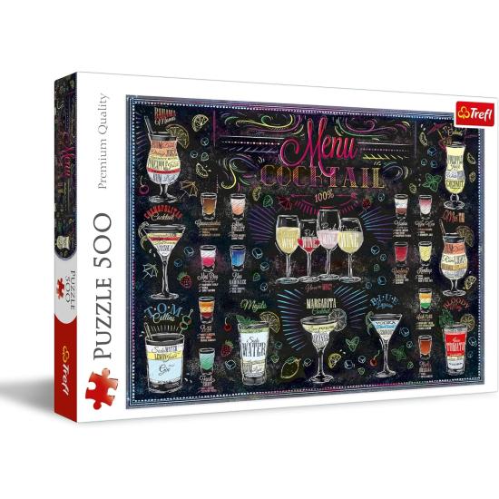 Trefl Puzzle Cocktailkarte 500 Teile