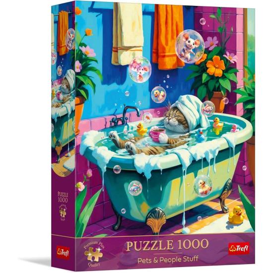 Trefl Puzzle Miau, Entspannen, Wiederholen 1000 Teile