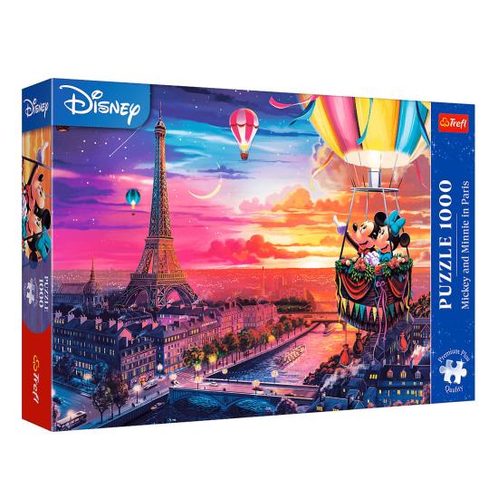 Puzzle Trefl Mickey und Minnie in Paris 1000 Teile