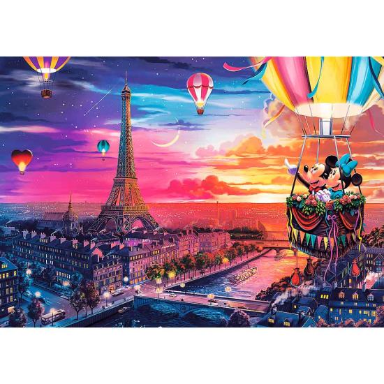 Puzzle Trefl Mickey und Minnie in Paris 1000 Teile