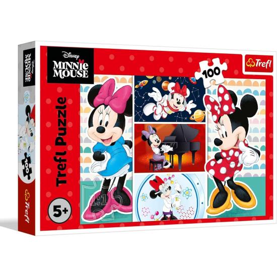 Puzzle Trefl Unterhaltsame Minnie XXL 100 Teile