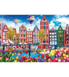 Puzzle Trefl Farbenfrohes Amsterdam 1500 Teile