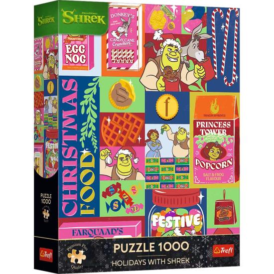 Puzzle Trefl Weihnachten Mit Shrek 1000 Teile
